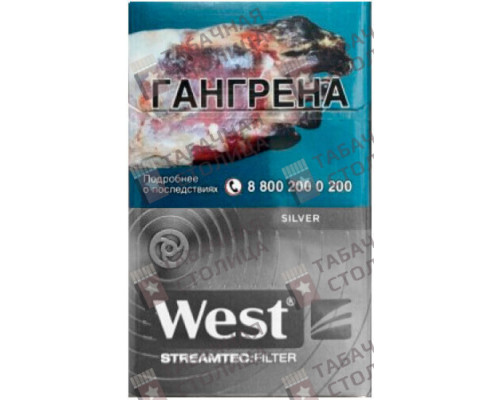 Сигареты West Silver Streamtec Сигареты West Silver Streamtec