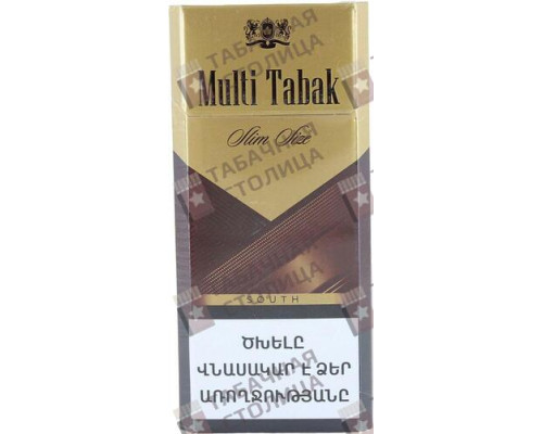 Сигареты Multi Tabak Slim Size South Сигареты Multi Tabak Slim Size South